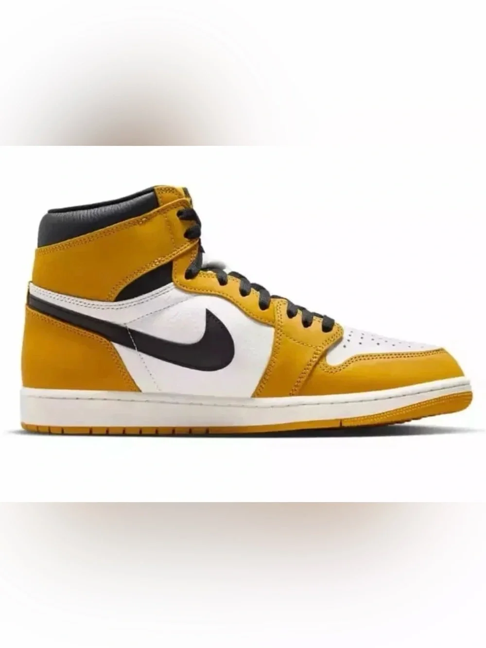 Jordan Air Jordan 1 Retro High Yellow Ochre Black Sail Leather DZ5485-701